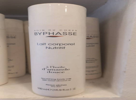 50 % DE RÉDUCTION SUR LE LAIT CORPOREL NUTRITIF BYPHASE CHEZ 2SLUX-PARA-COSMÉTIQUE